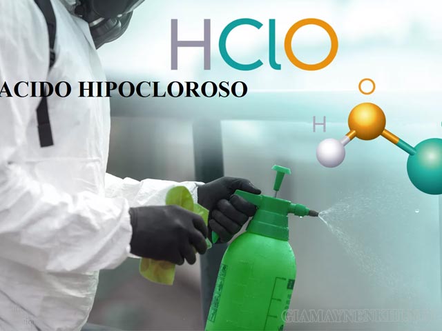 HClO là một axit yếu